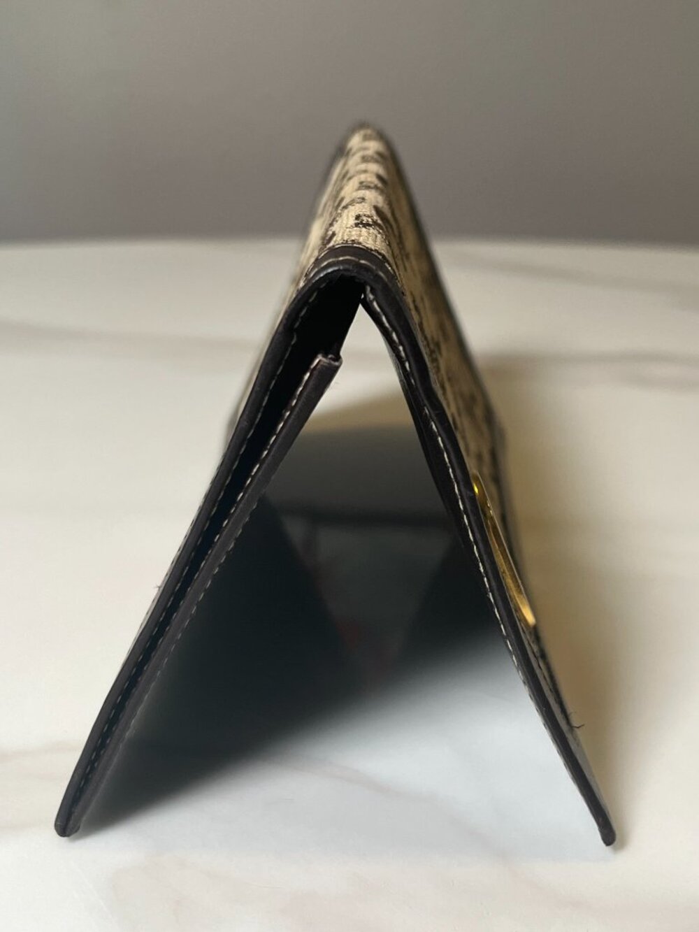 Celine Y2K Macadam Canvas Long Wallet Horse Carriage Logo + COA - Picture 6 of 12